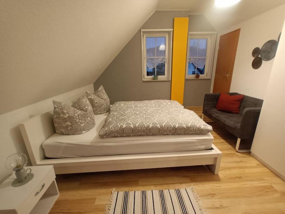 Ferienwohnung Fischer Mit E-Ladestation Direkt Am Haus Schwarzenberg/Erzgebirge Exterior foto